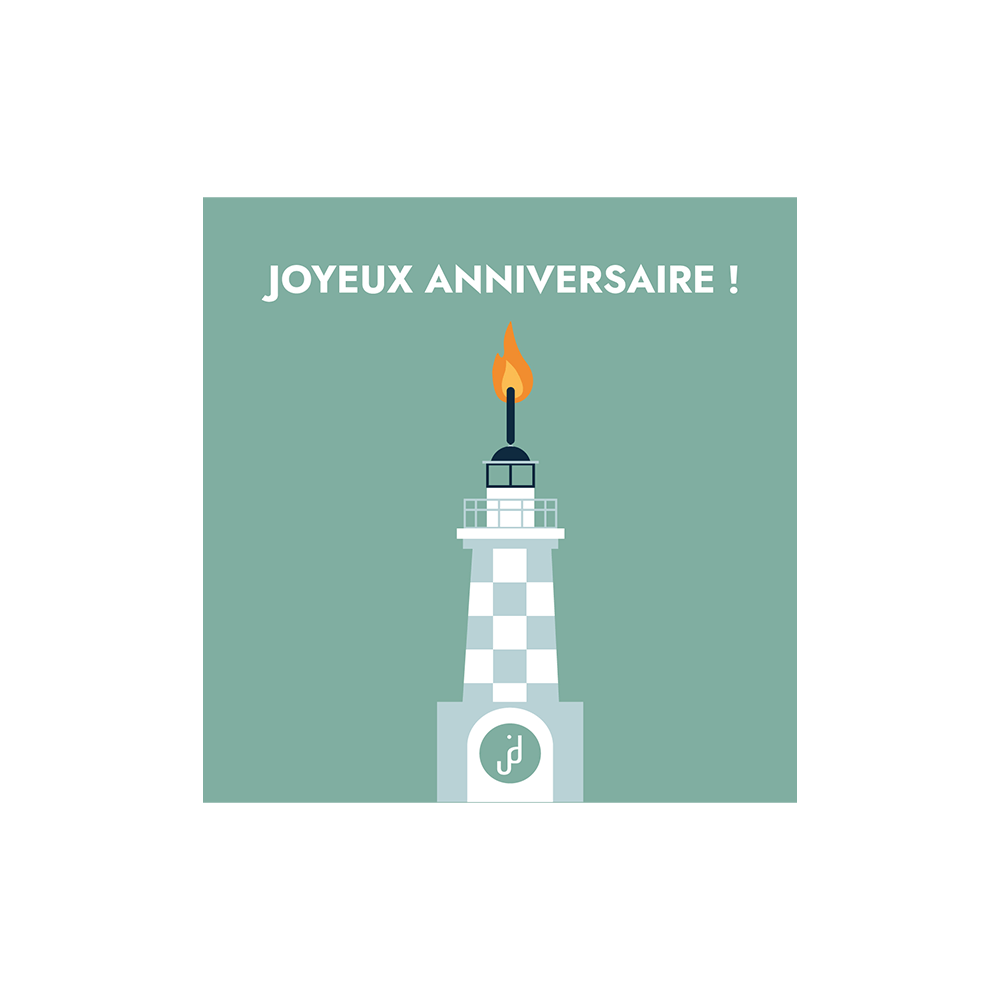 Fourreau 1/2 « Joyeux Anniversaire »