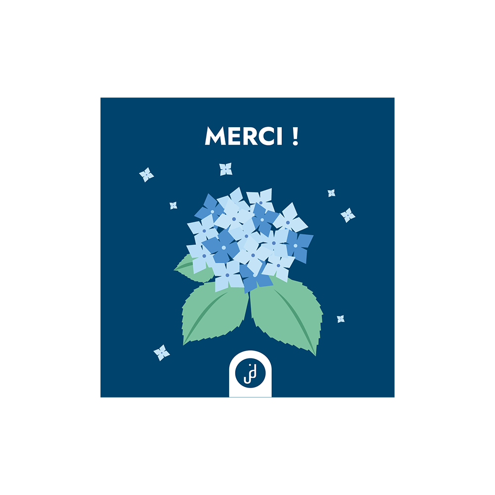 Fourreau 1/2 « Merci »